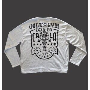 YoungLA Gold’s Gym Thermal Longsleeve Men’s Medium NWOT SAMPLE